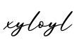 单词xyloyl书写
