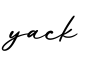单词yack书写