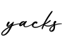 单词yacks书写