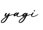 单词yagi书写