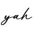 单词yah书写
