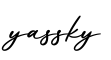 单词yassky书写
