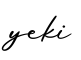 单词yeki书写