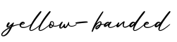 单词yellow-banded书写