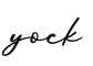 单词yock书写