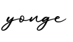 单词yonge书写
