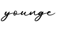 单词younge书写