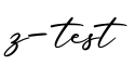 单词z-test书写