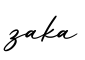 单词zaka书写