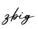 单词zbig书写