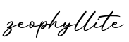 单词zeophyllite书写