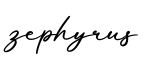 单词zephyrus书写