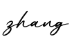 单词zhang书写