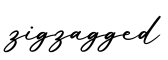 单词zigzagged书写