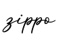 单词zippo书写