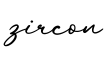 单词zircon书写
