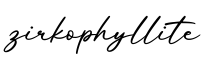 单词zirkophyllite书写