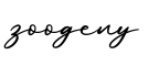 单词zoogeny书写